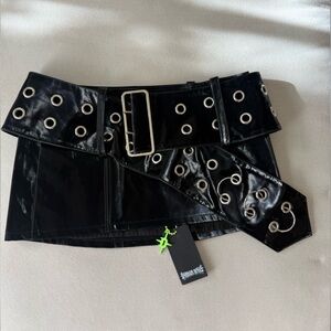 Dolls Kill Diatonic Belted Mini Skirt (SOLD OUT ONLINE)